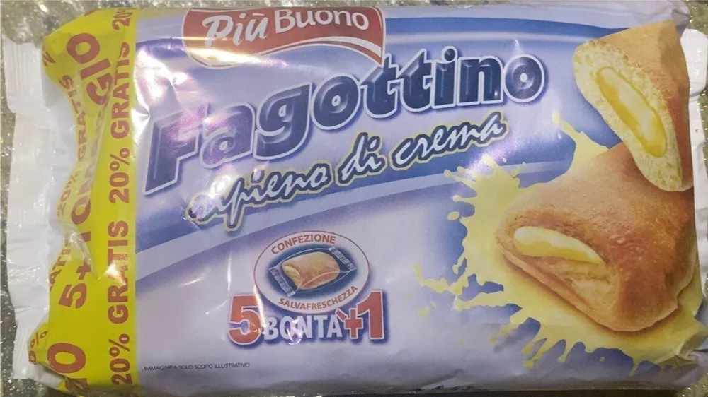 Fagottino ripieno di crema