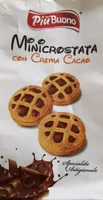Minicrostata con créma cacao