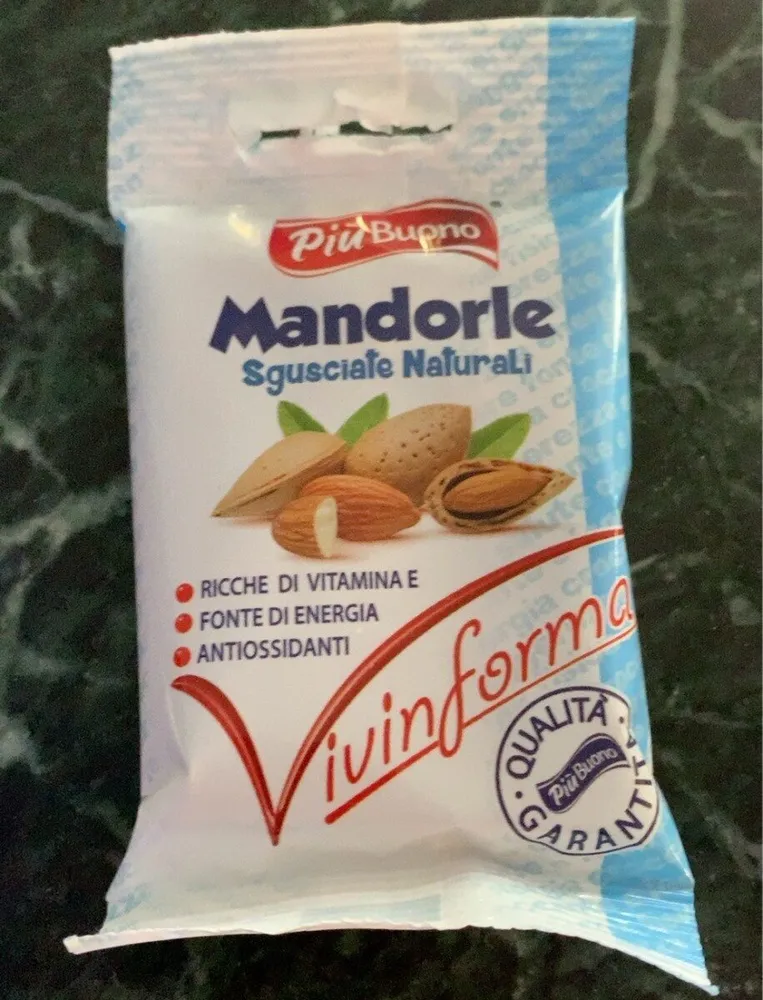 Mandorle sgusciate naturali