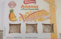 Ananas a pezzi disidratato