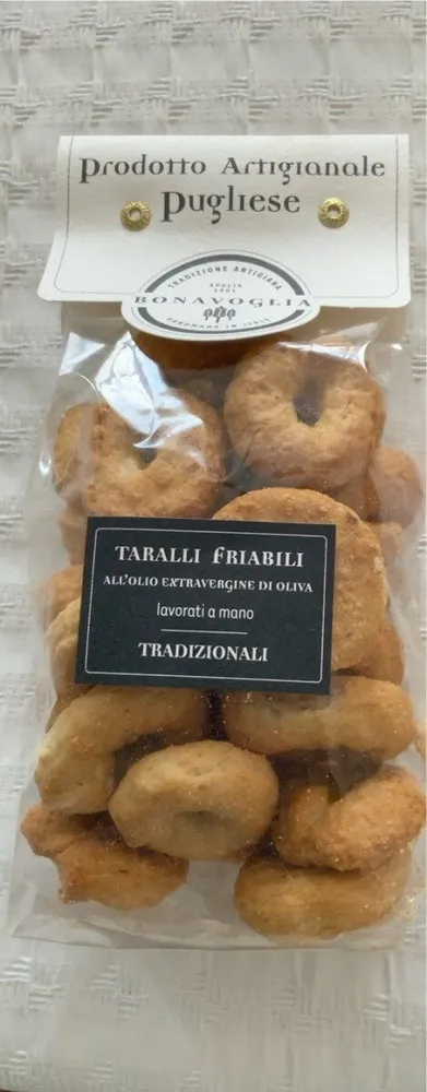 Taralli friabili all’olio extravergine di oliva