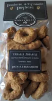 Taralli friabili patate e rosmarino