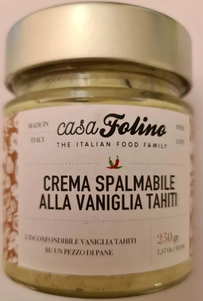 Créma spalmabile alla vaniglia Tahiti
