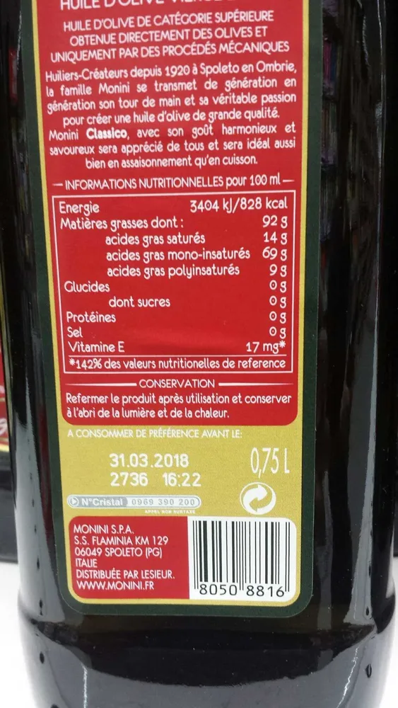 Olio di categoria superiore