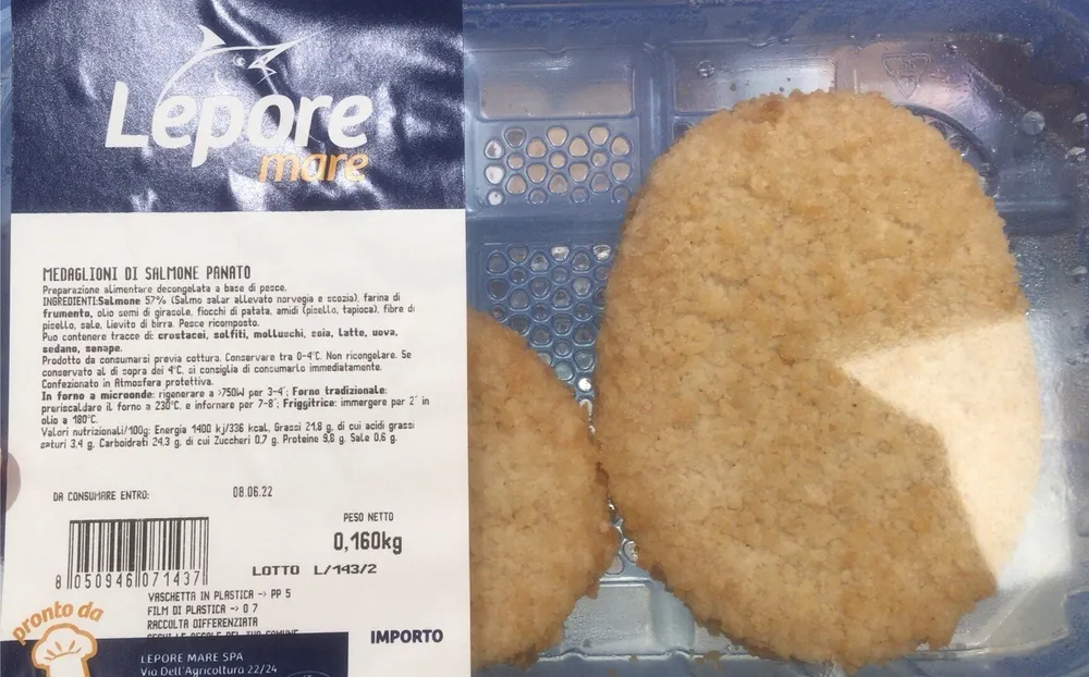 Medaglioni di salmone spanato