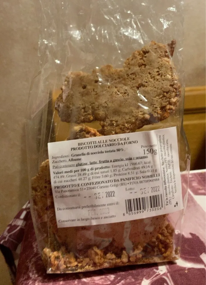 Biscotti alle nocciole