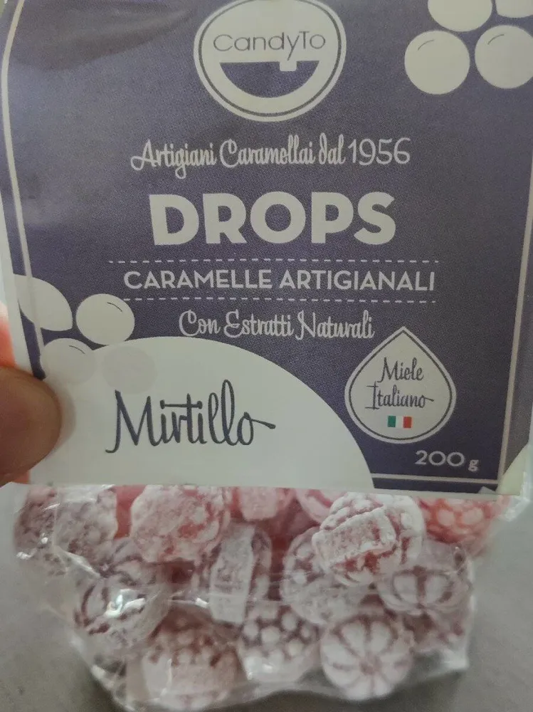 Drops al miele Mirtillo
