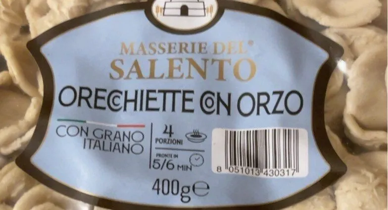 Orecchiette con orzo