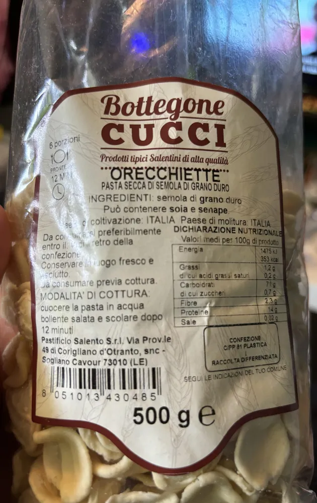 orecchiette
