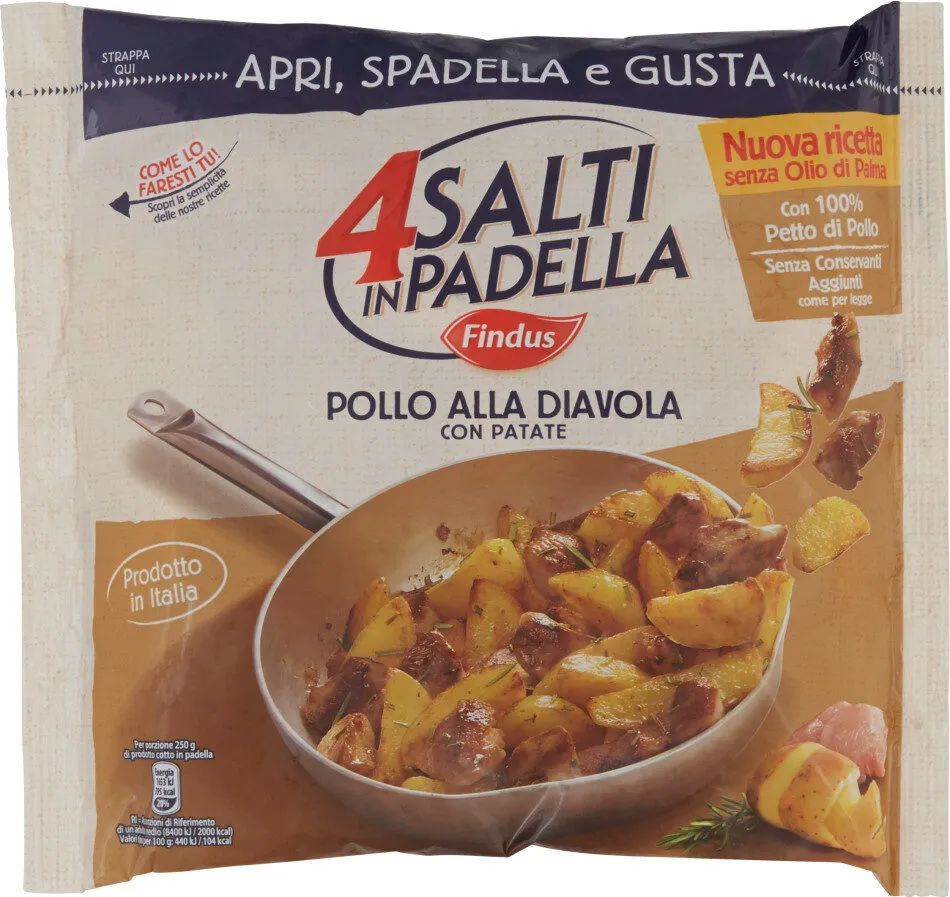 Findus pollo alla diavola con patate