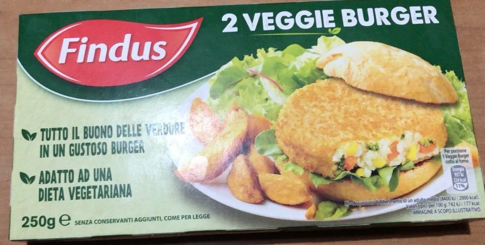 2 veggie burger