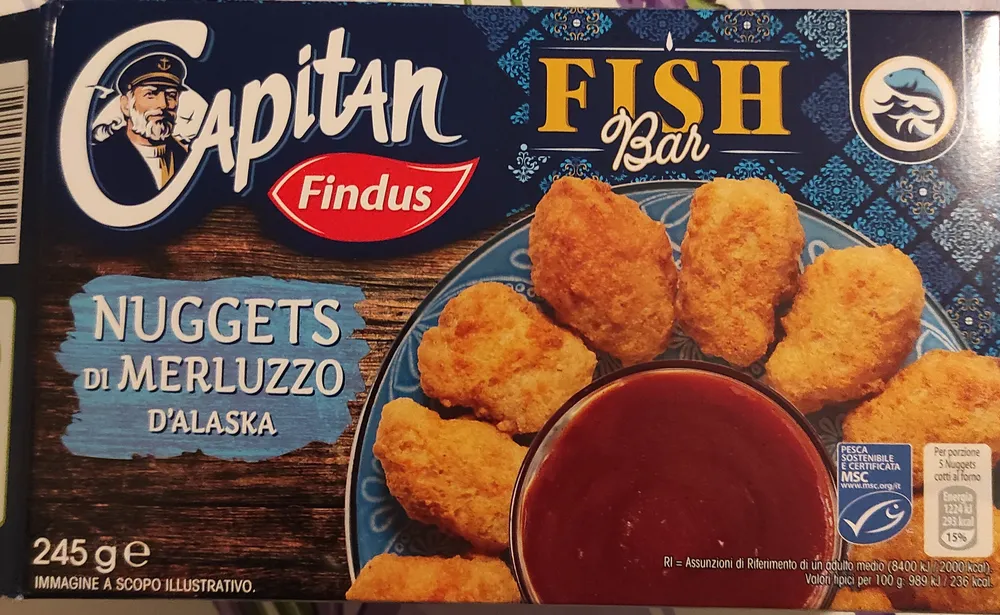 Nuggets di merluzzo d'alaska