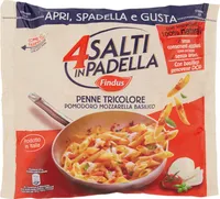 Findus penne tricolore pomodoro mozzarella basilico