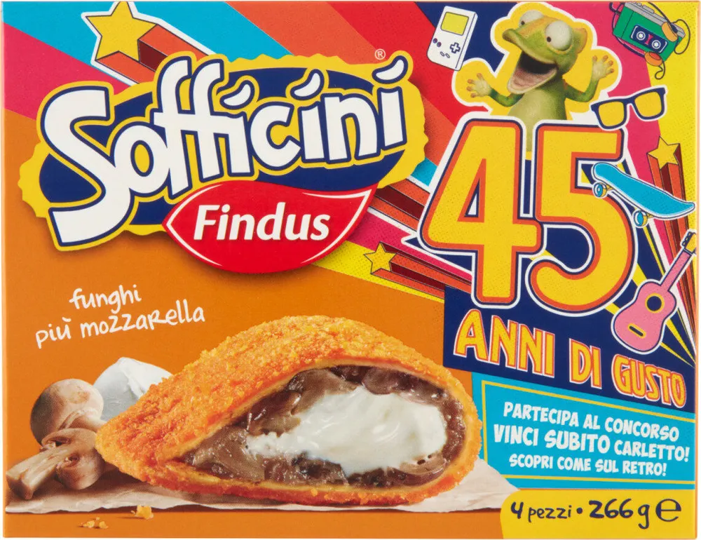 Sofficini funghi e mozzarella