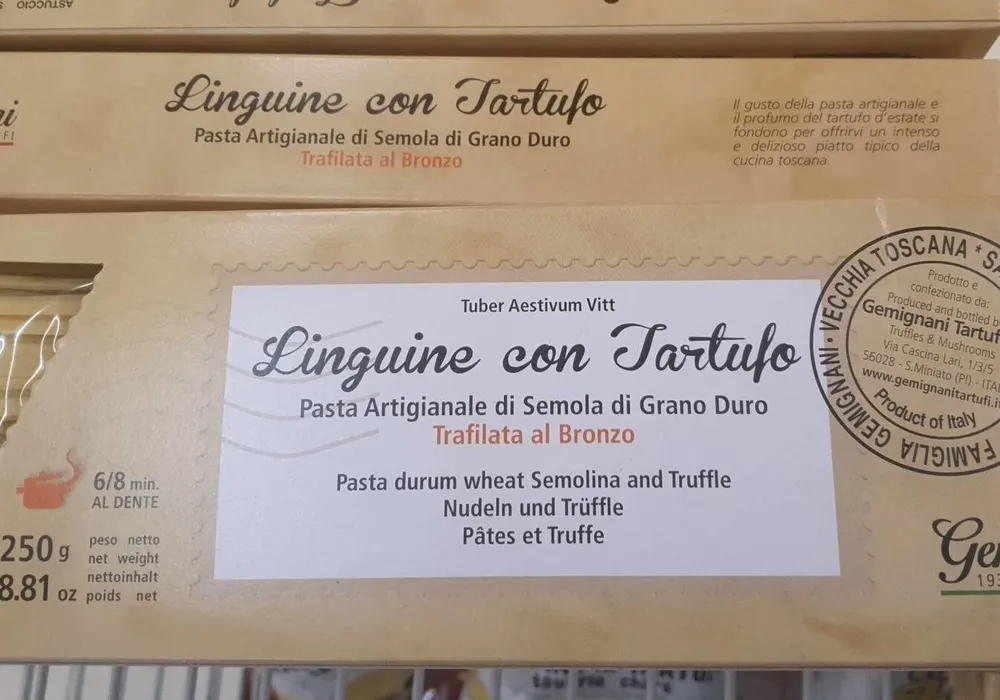 Linguine con tartufo