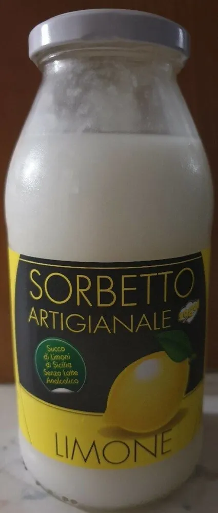 Sorbetto artigianale Limone