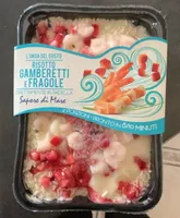 Risotto alle fragole con gamberi