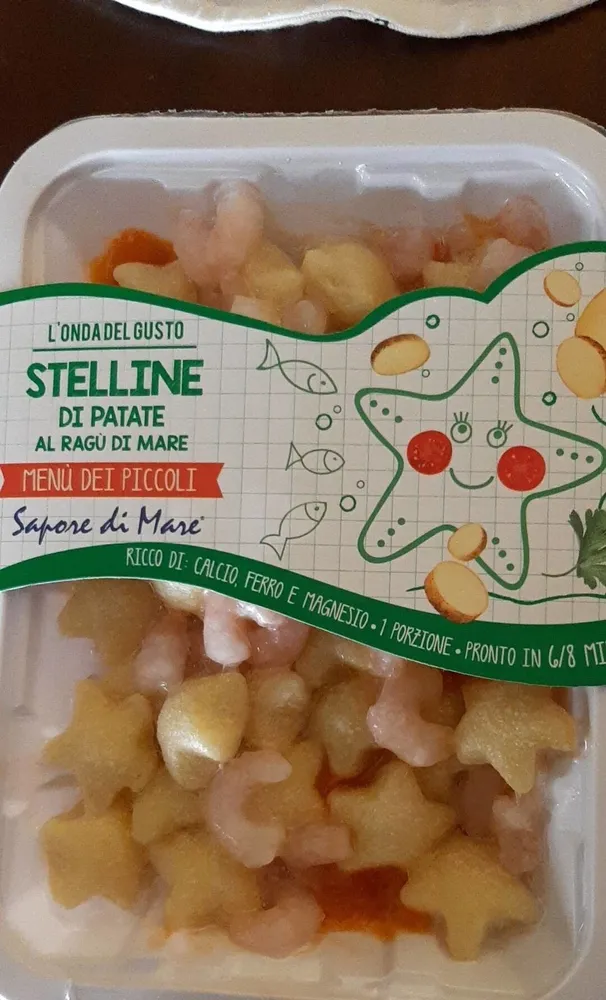 Stelline di patate al ragù di mare