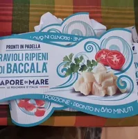 Pronti in padella  ravioli ripieni di baccalà