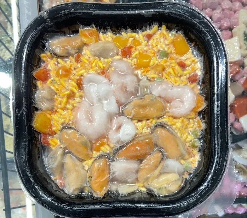 Paella frutti di mare