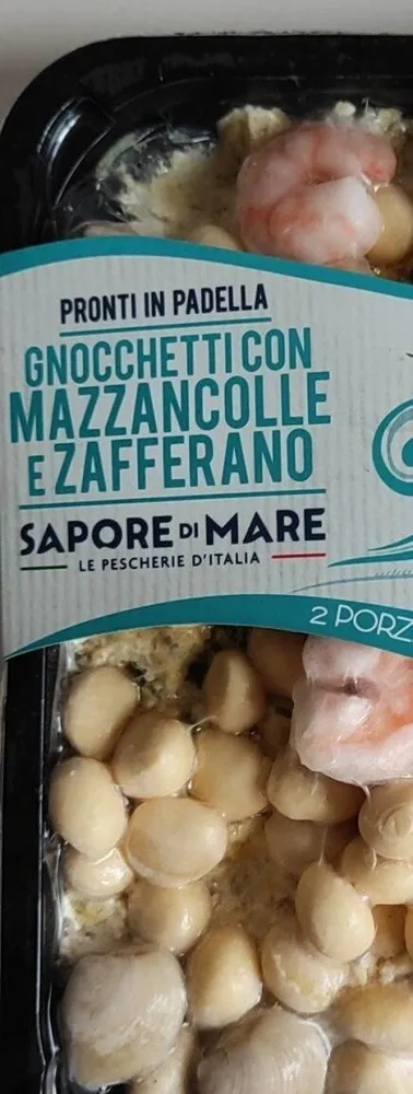 Gnocchetti con mazzancolle e zafferano