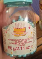 Perles souples en sucre