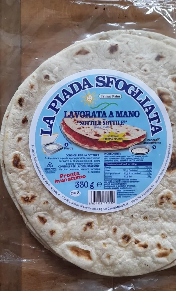 La piada sfogliata