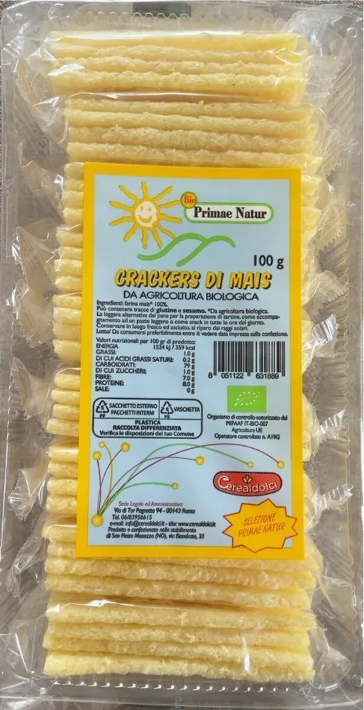 Crackers di mais