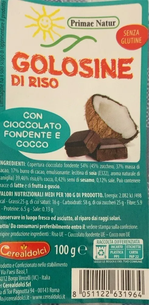 Golosine di riso