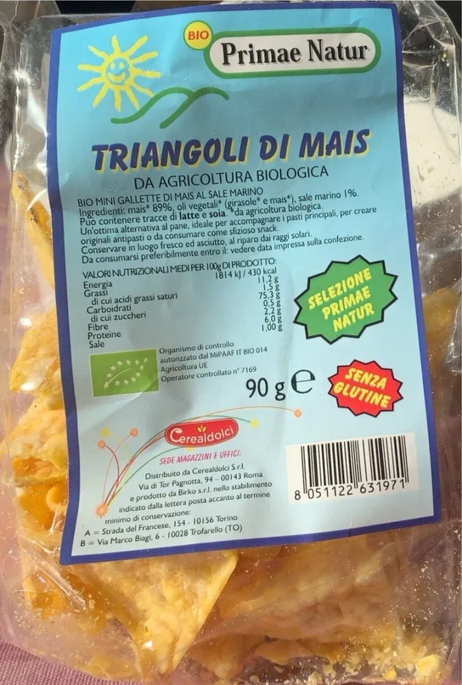 Triangoli di mais