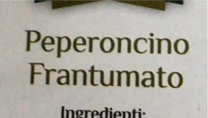 Peperoncino frantumato