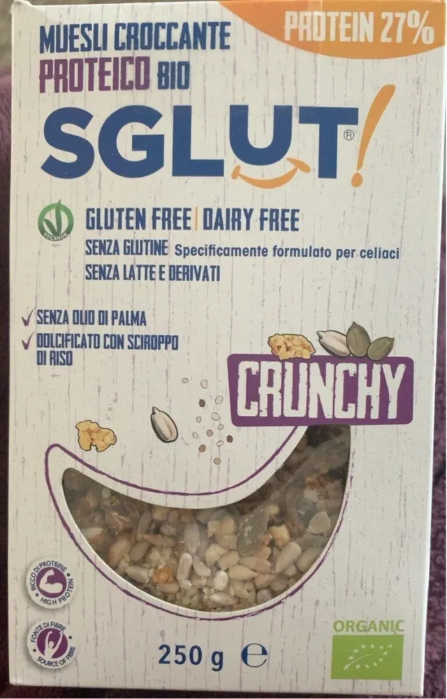 Muesli croccante proteico bio