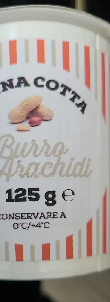 Panna cotta burro di arachidi