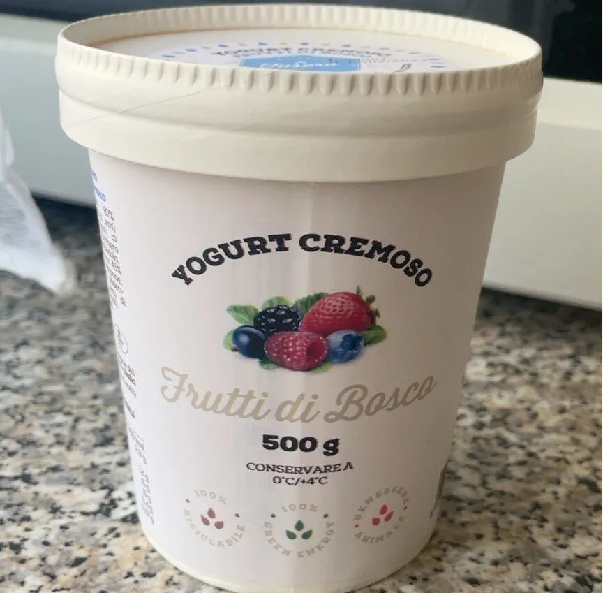 Yogurt cremoso frutti di bosco