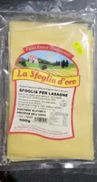 Pasta fresca tradizionale sfoglia per lasagne