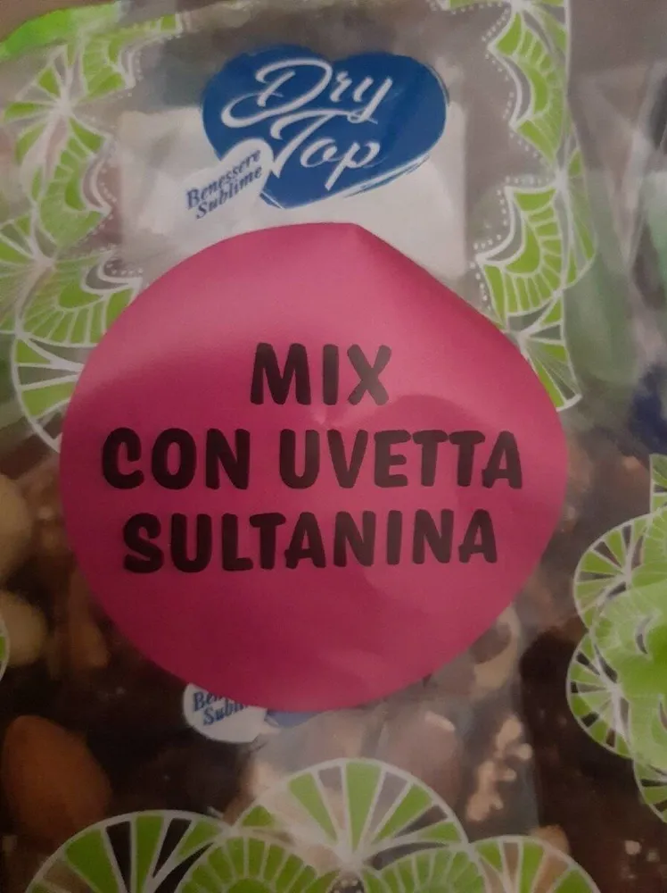 Mix con uvetta sultanina