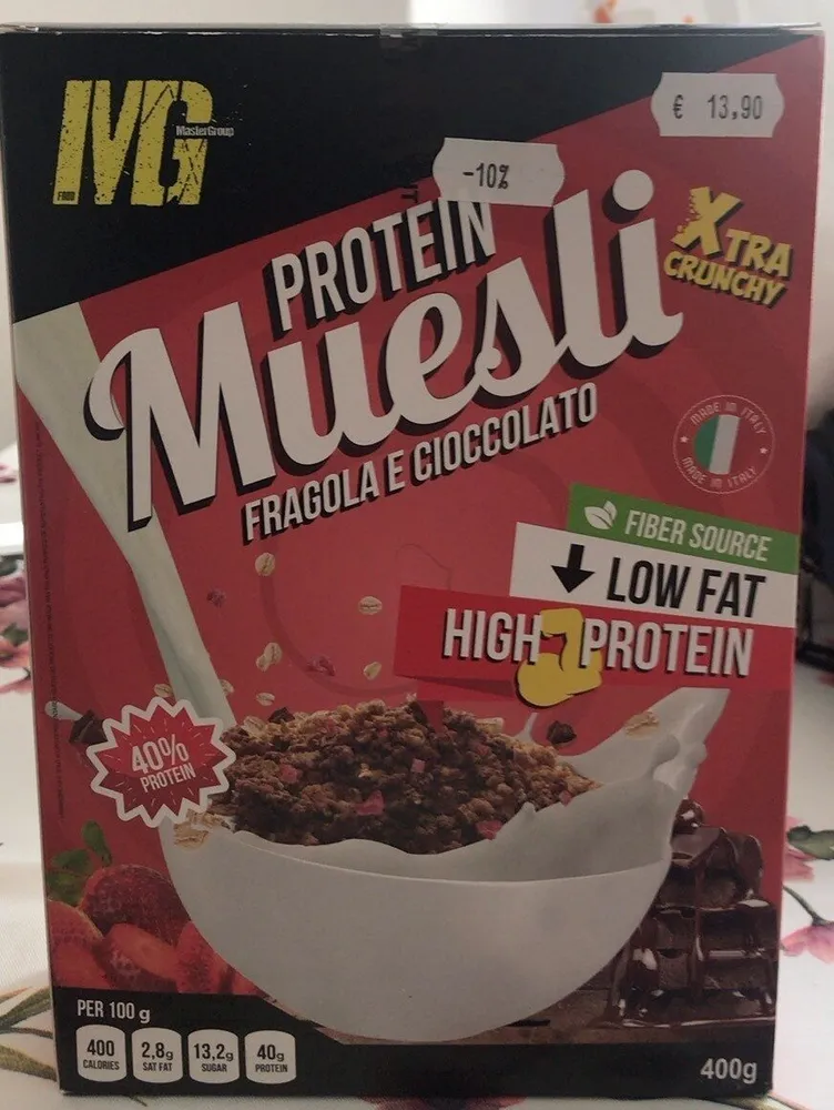Protein muesli (fragola e cioccolato)