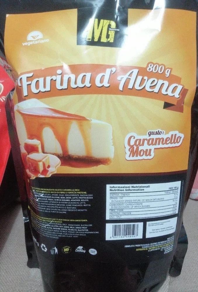 Farina d'avena caramello mou