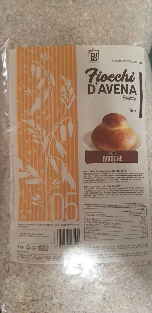 Fiocchi d'avena gusto brioche