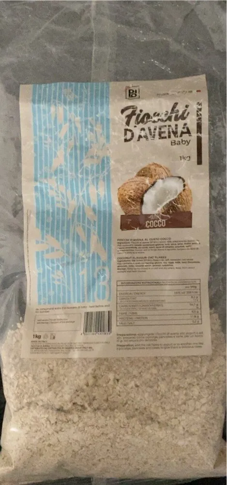 Fiocchi d’avena baby al cocco