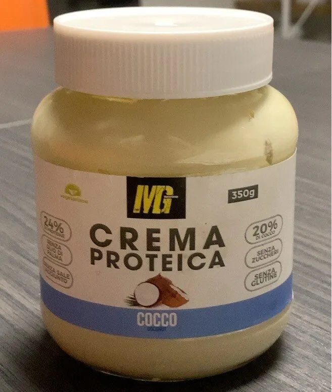 Crema proteica al cocco