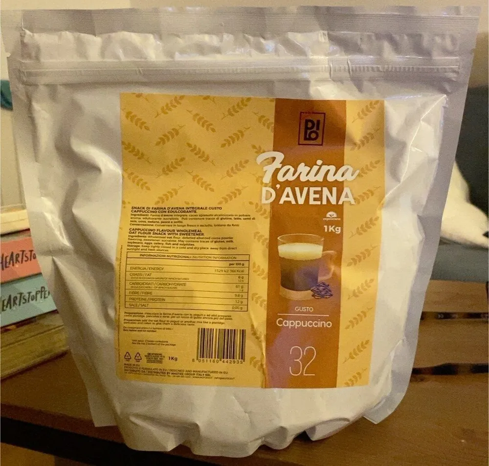 Farina d’avena gusto cappuccino
