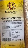 Gressins "stirati" aux graines de sesames