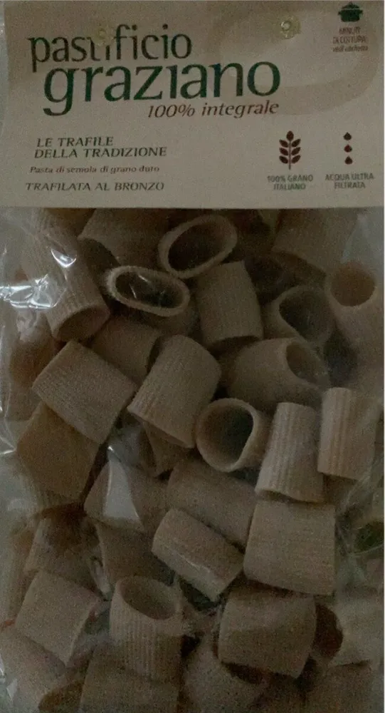 Pasta integrale 100%