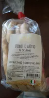 Biscotto a otto al sesamo