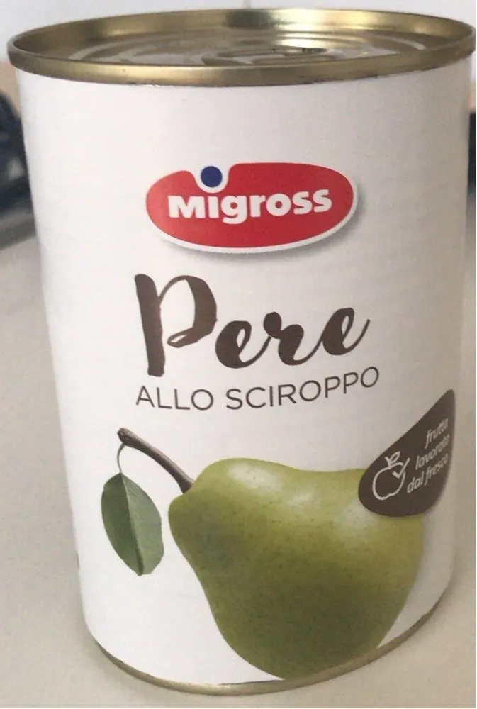 Pere allo sciroppo