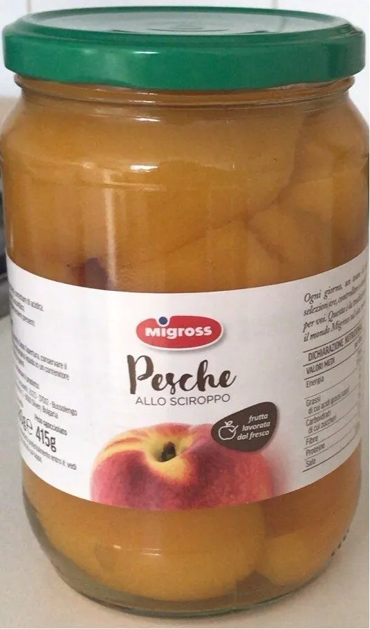 Pesche allo sciroppo