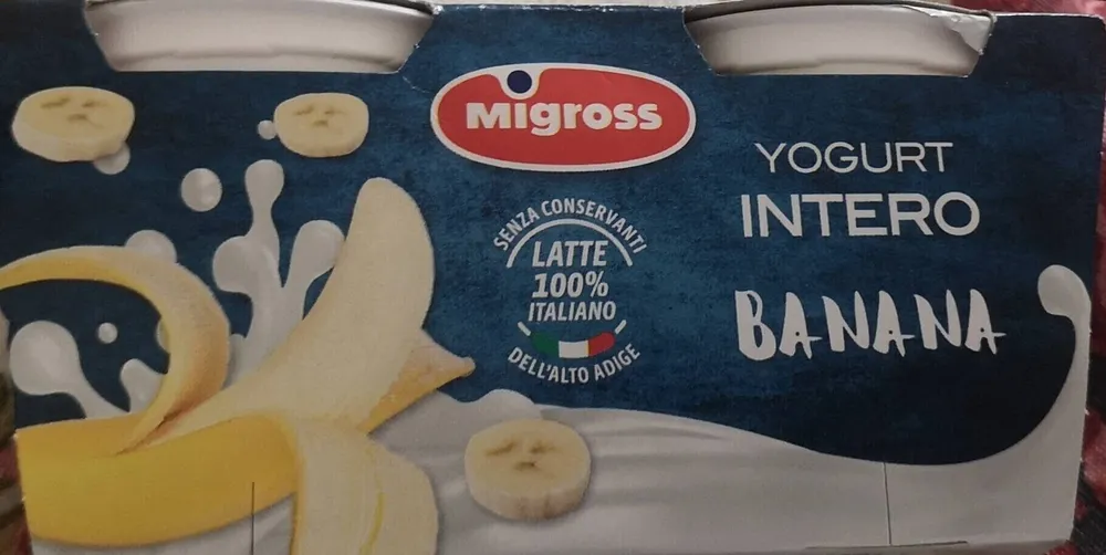 Yogurt intero banana