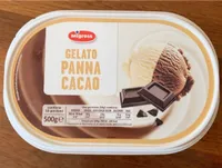 Gelato panna e cacao