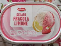 Gelato fragola e limone